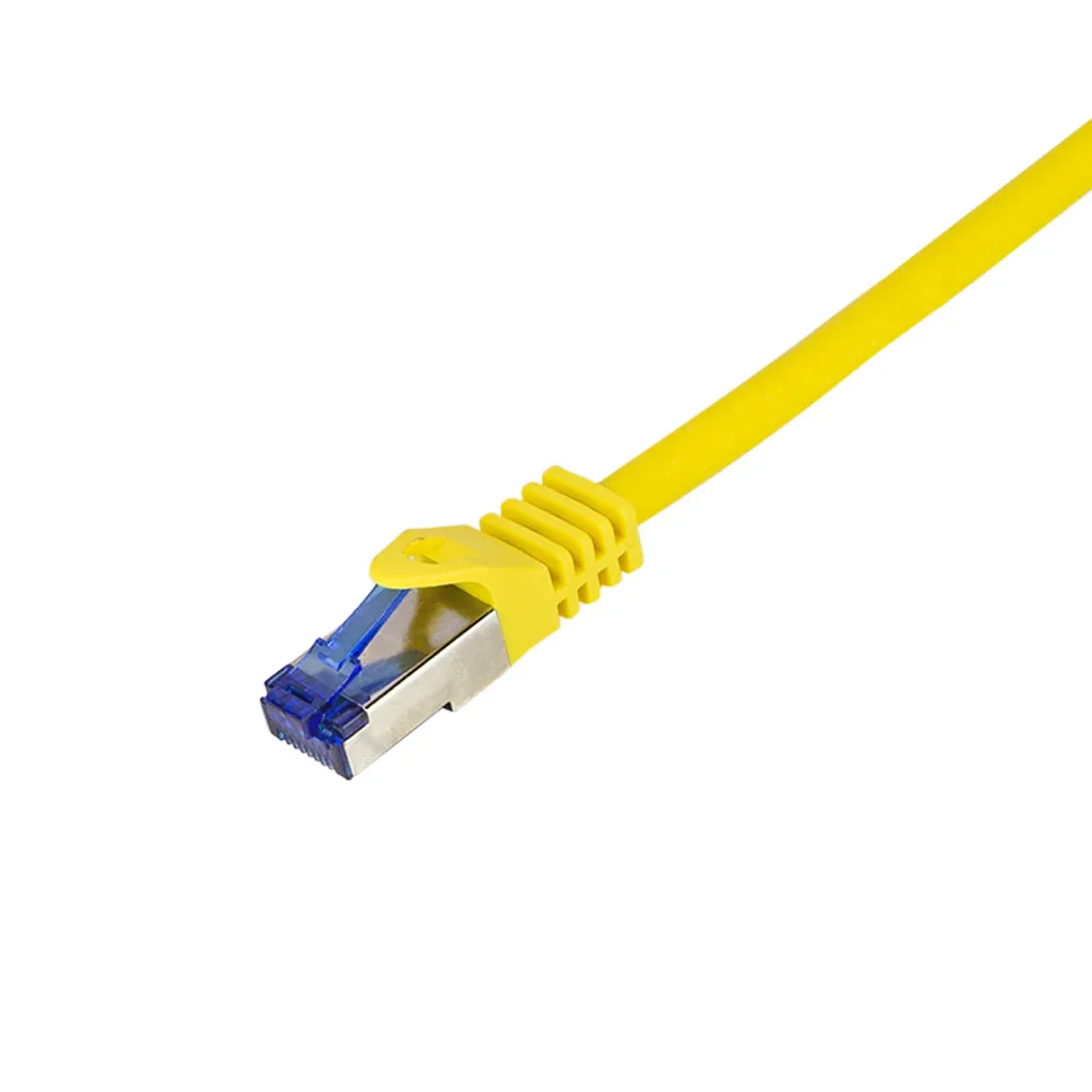 LogiLink Professional C6A047S Cavo patch LogiLink Ultraflex, Cat.6A, S/FTP, 1,5 m, giallo