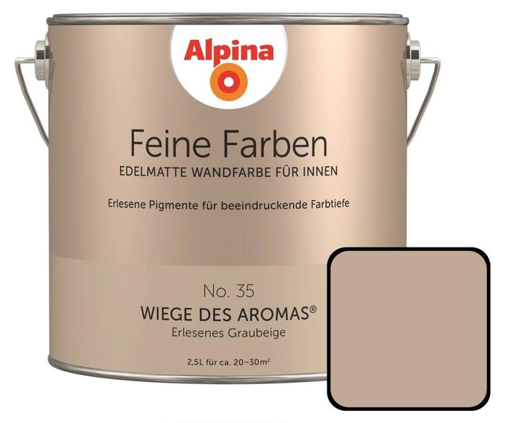Alpina Feine Farben Wandfarbe No. 35 Wiege des Aromas - Produktbild 