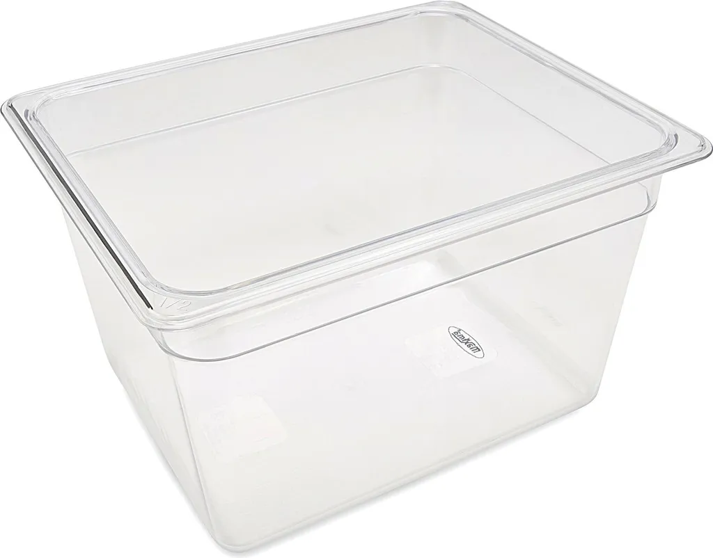 Bacinella Gastronorm 1/2 GN Maxima 200mm | Trasparente e Robusta