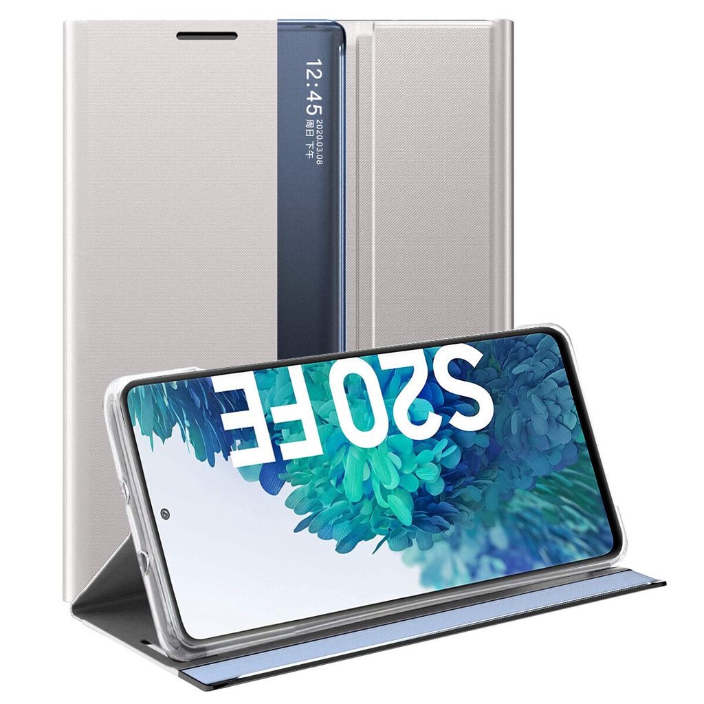 Galaxy S20 FE Pouzdro, Slim Flip Kožené Pouzdro s Okénkem a Obrázek produktu 