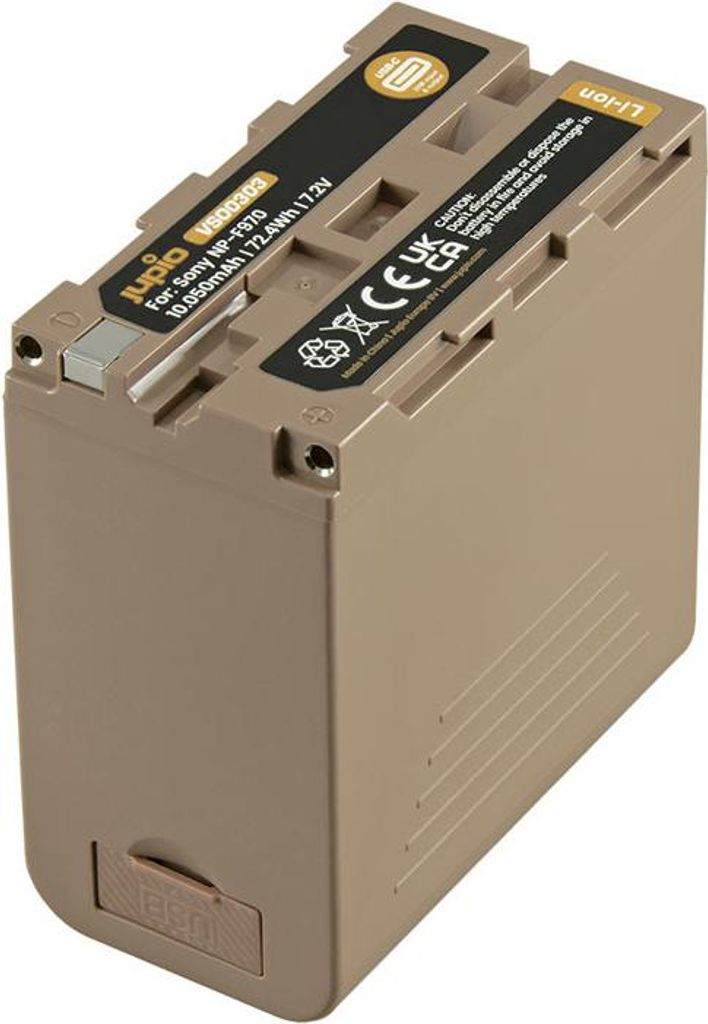 Jupio NP-F970 *ULTRA C* 10050mAh Akku mit USB-C Ladeeingang