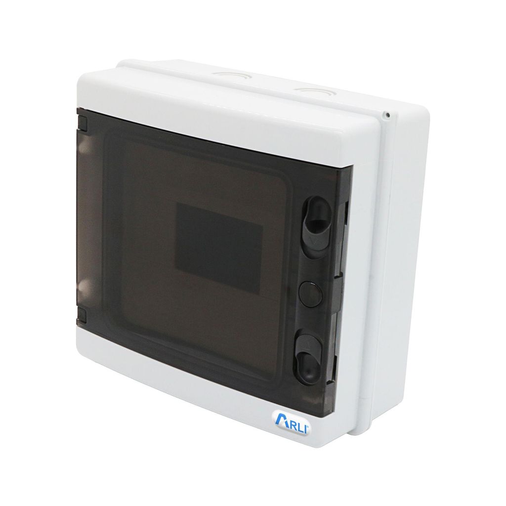 ARLI Sicherungskasten IP65 Aufputz 8 Module Verteilerkasten Feuchtraumverteiler