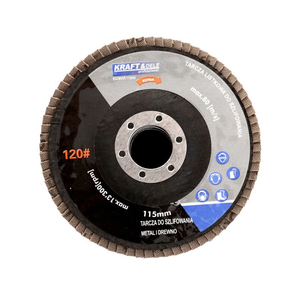 Fächerscheiben-Satz 115mm P120 KD964