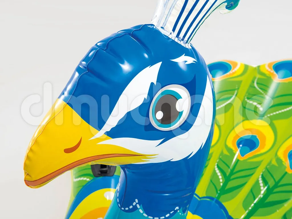 Île gonflable INTEX Paon PEACOCK - Grand matelas de piscine confortable - 13