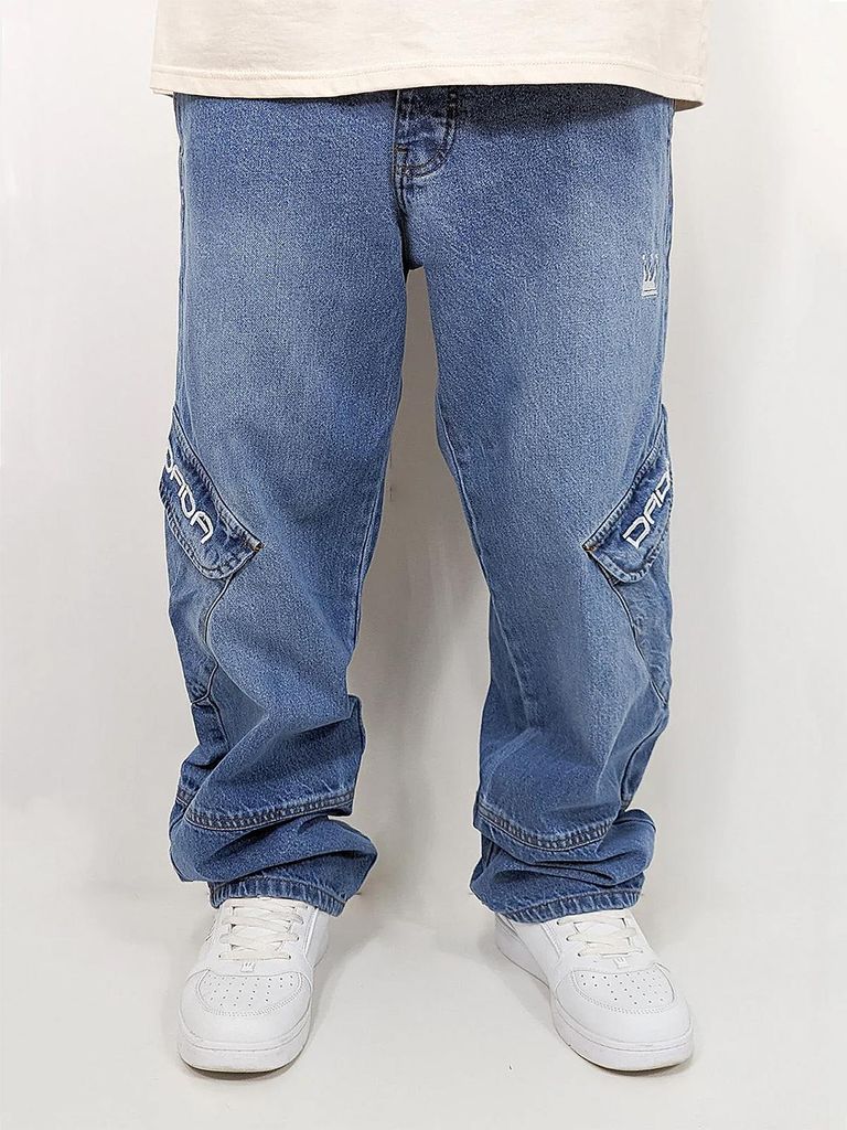 DADA Supreme Cargo Baggy Jeans mit Taschen und DADA Stitch Produktbild 