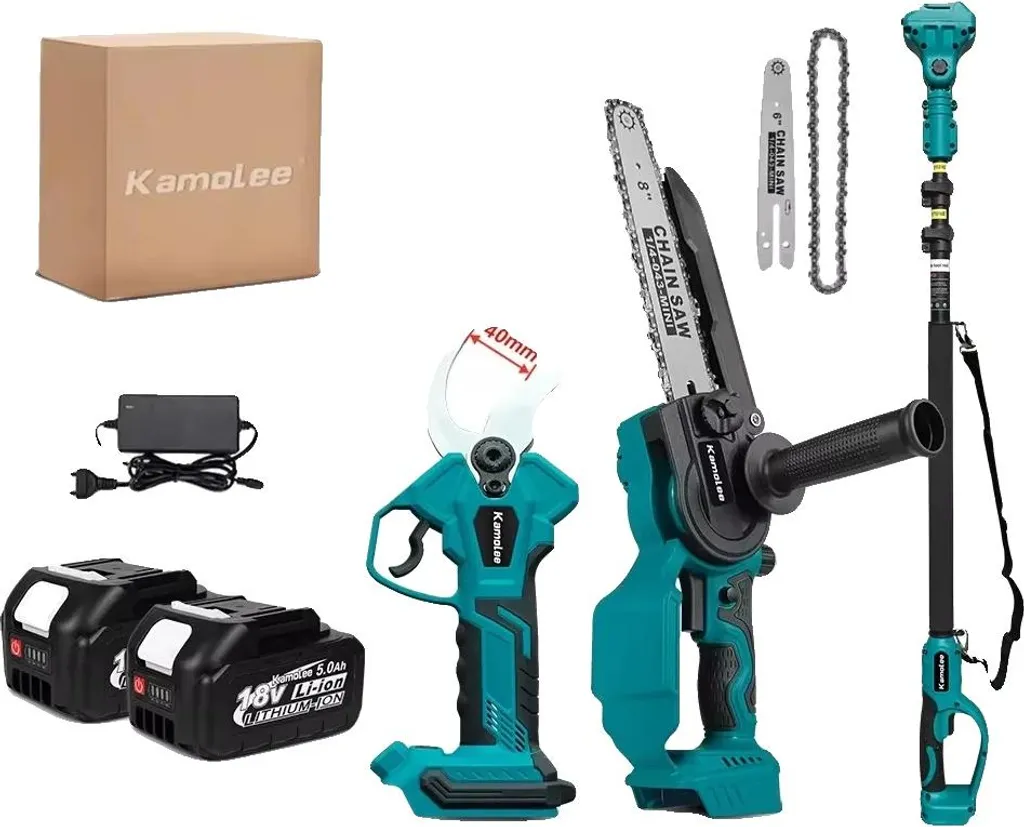 Outil de coupe 18V moteur sans balais puissant avec batteries 5.0 Ah