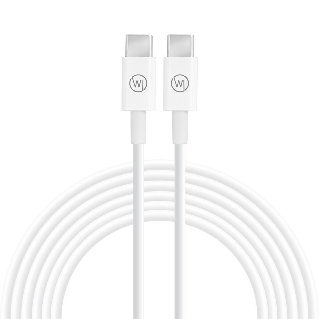Wicked Chili 1m USB C auf USB-C Ladekabel mit Fast Charge (3A / 20V / 60W) kompatibel mit iPad Pro (2021/2020/2018), Air(2020), Switch, Handy, Univ...