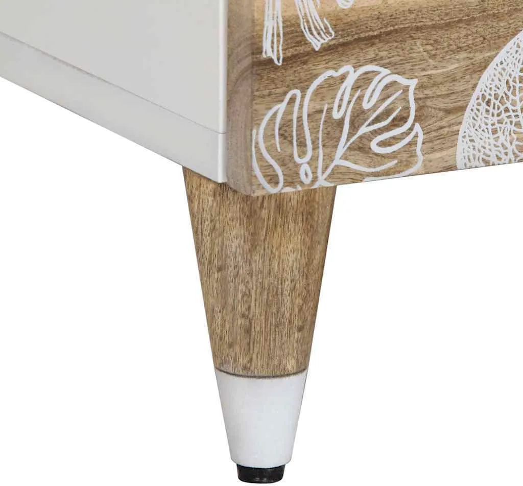 Mobiletto TV SYFAX™ Legno di Mango Massiccio 70x33,5x46 cm - 6