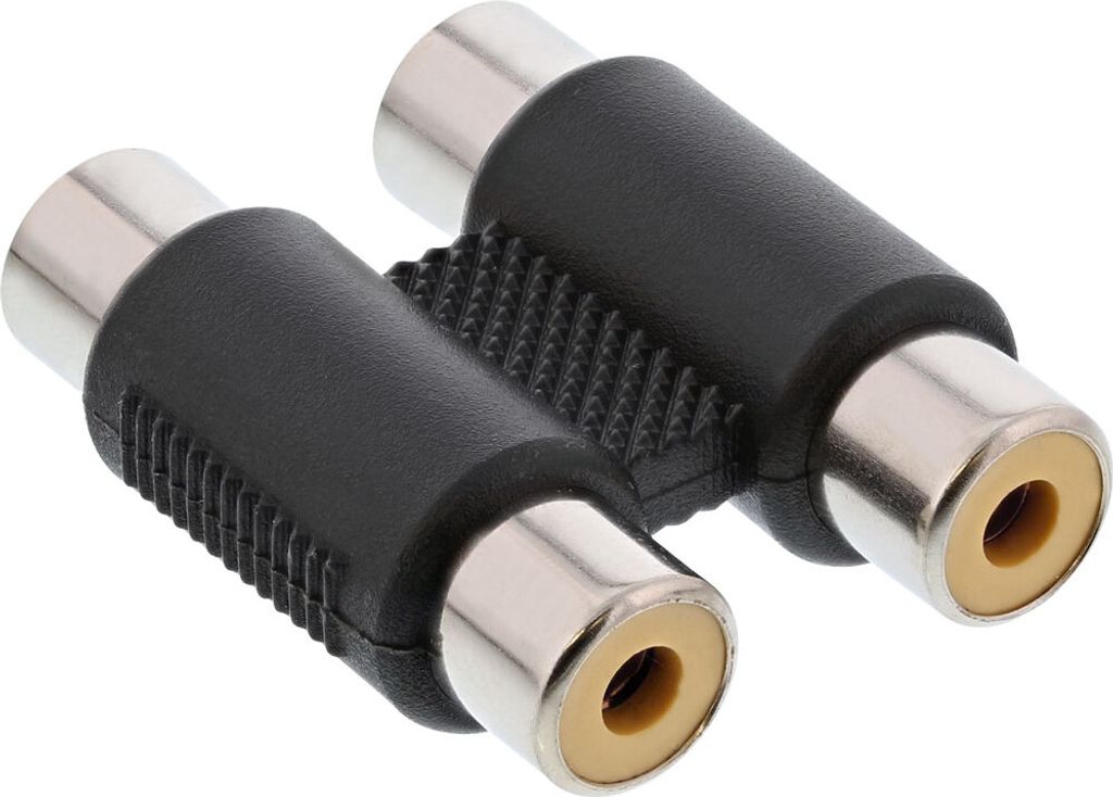 InLine® Adattatore Audio 2x RCA femmina / femmina, Immagine del prodotto 