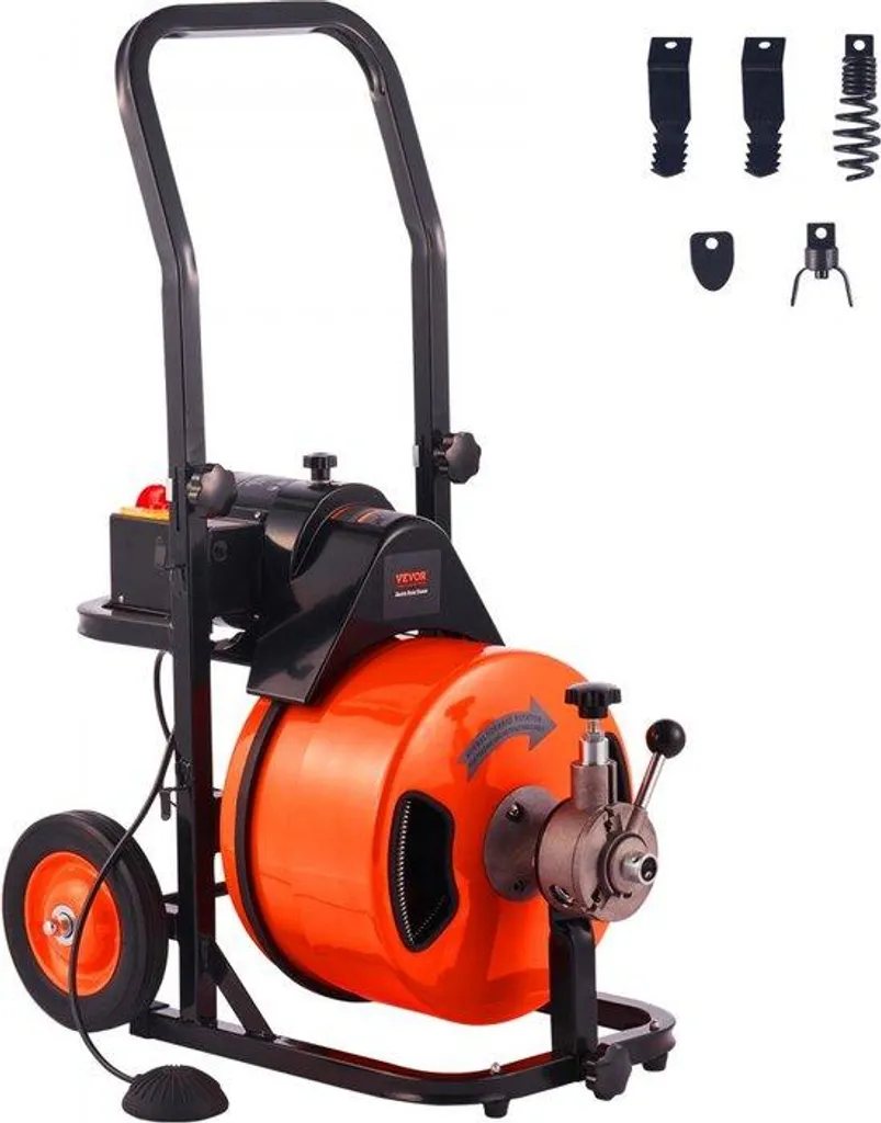 Treuil électrique 220V avec câble acier 9,5 mm pour levage intensif 22m