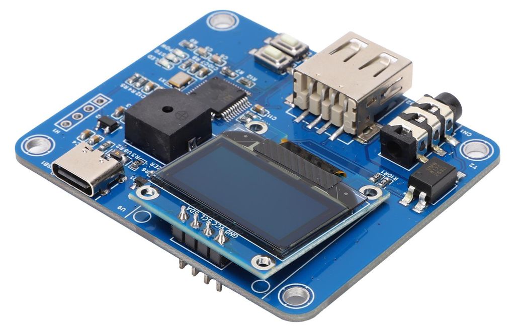 CW-Übungstastatur mit OLED-Display und USB-Schnittstelle, Produktbild 