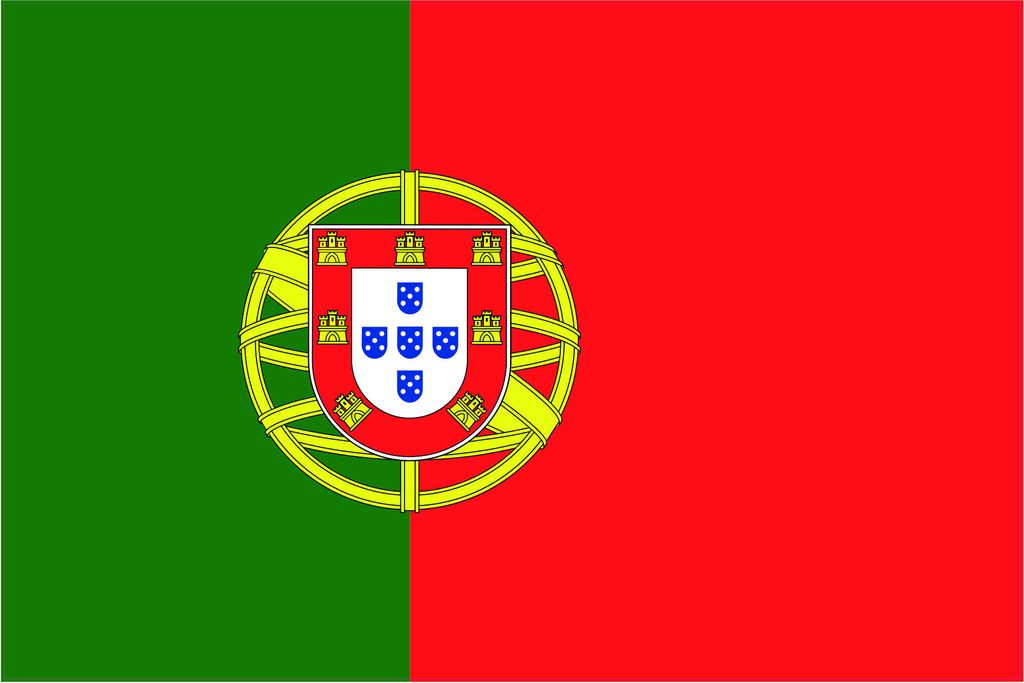 Kiwistar WANDTATTOO Sticker Fahne Flagge Aufkleber Portugal 120 x 80cm - Dekoration für Kinderzimmer Schlafzimmer Wohnzimmer Küche Badezimmer