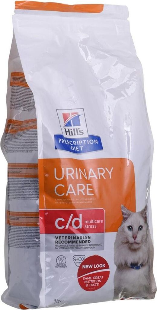 Pienso Hill's Feline c/d Urinary Care Multicare Stress Adulto Pollo 3 Kg