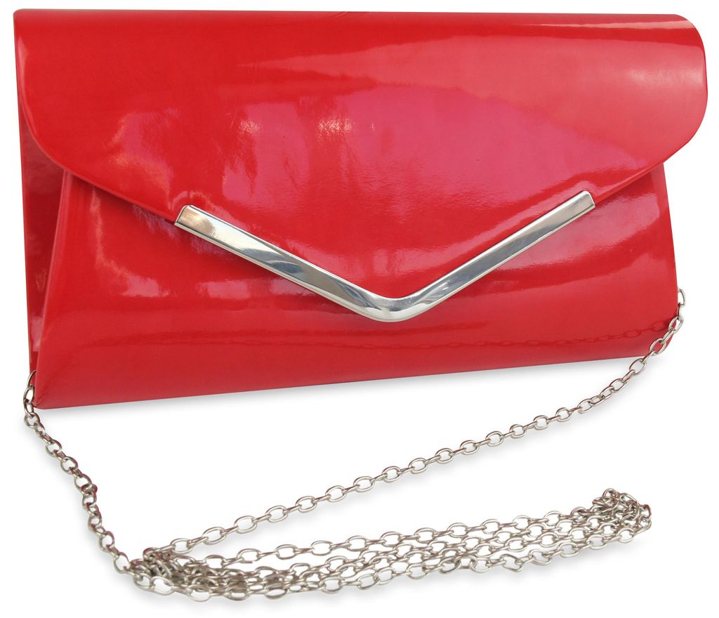 Clutch Abendtasche Damen in Rot Produktbild 