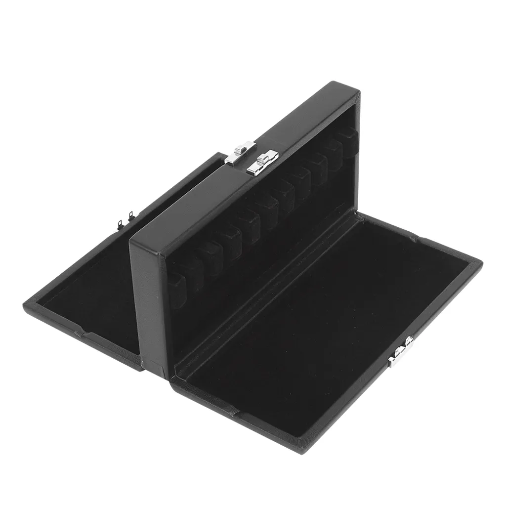 Porta Ance to, Boite Anches Basson, Étui pour anches de basson, Housse en cuir PU Noir avec emplacements pour 6 anches