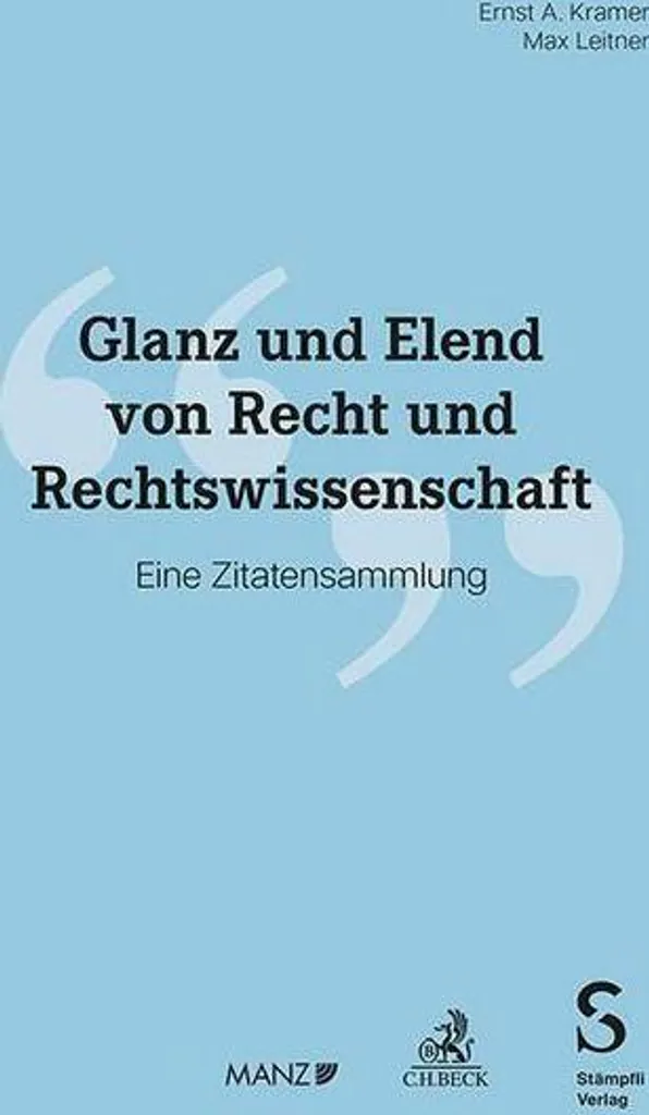 Glanz und Elend von Recht : Analyse Critique de la Science Juridique
