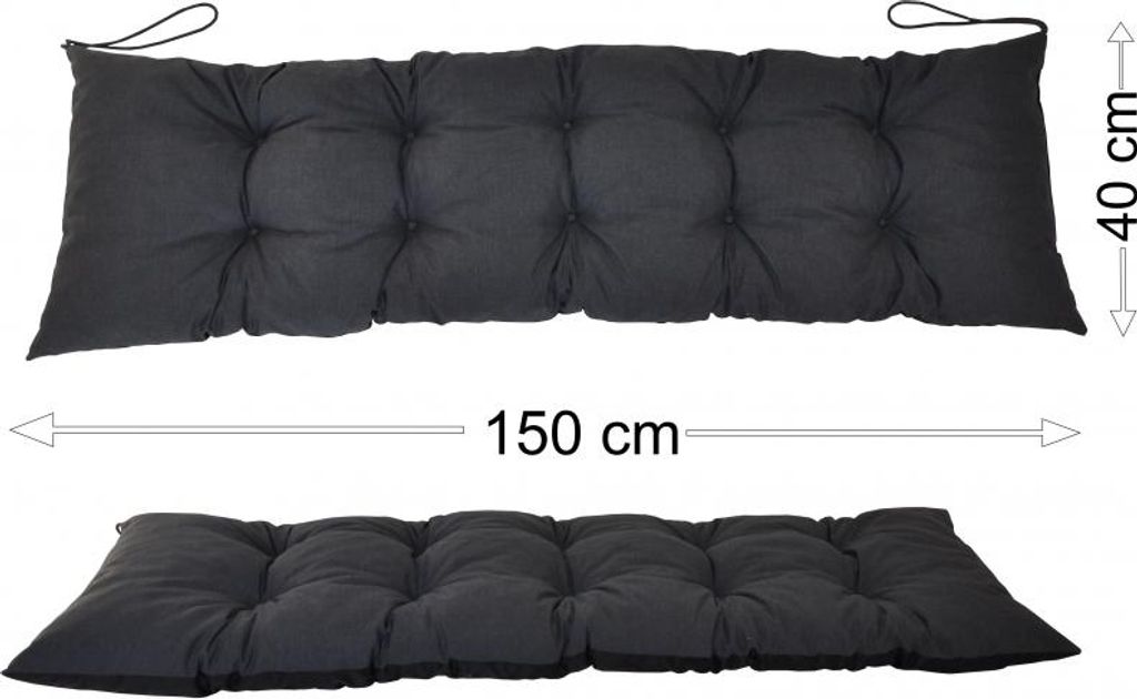 Podsedák 150x40 tmavě šedý melír Obrázek produktu 
