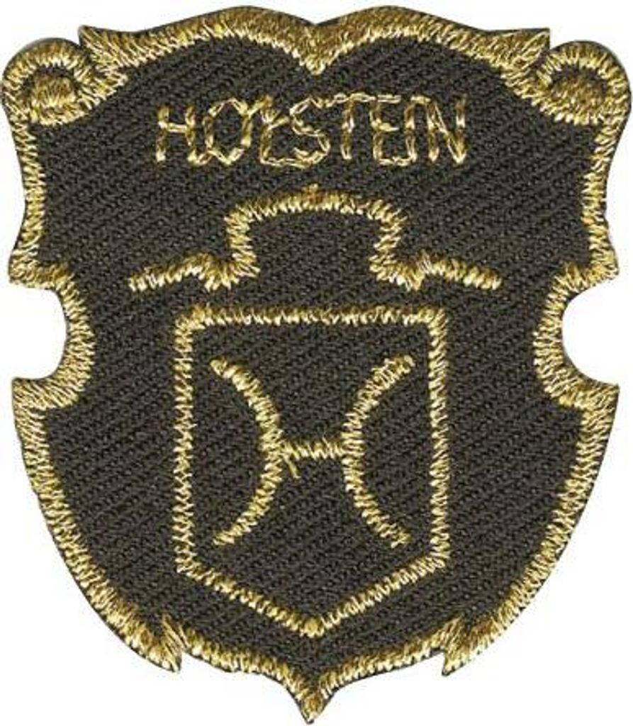 Aufnäher - Brandzeichen Holstein - 02164 - Gr. ca. 3,5 x 4 cm - Patches Stick Applikation