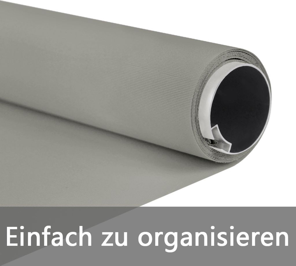 NAIZY Außenrollo Senkrechtmarkise Balkonrollo Sichtschutz Produktbild 5