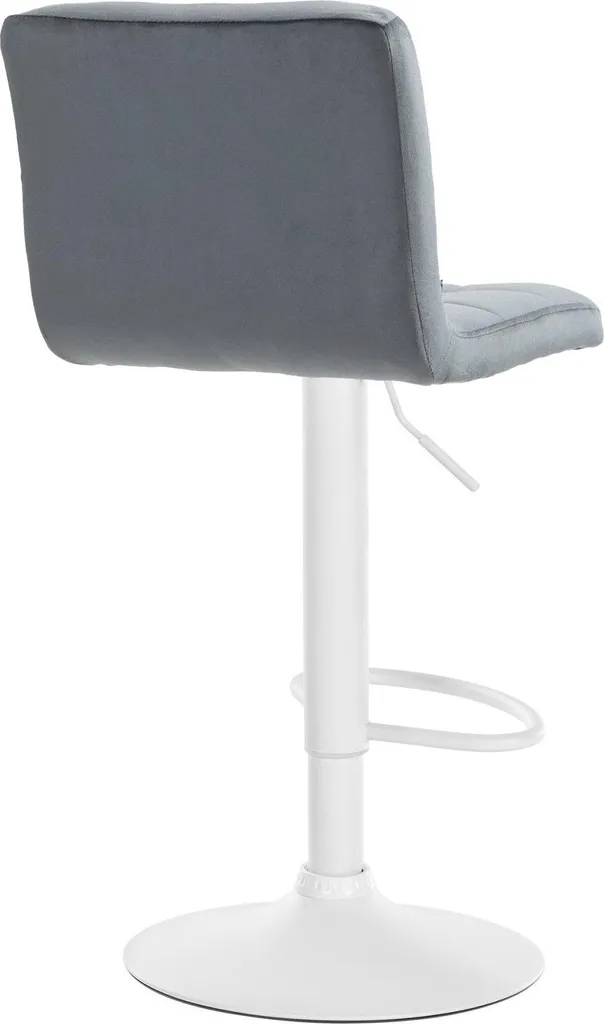 Recensione Sgabello in Velluto Grigio e Bianco: Comfort e Design - 3