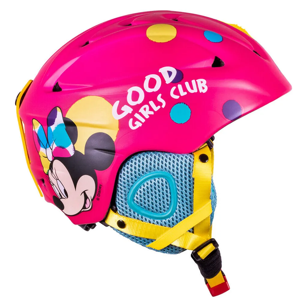 Casque de ski Disney Minnie rose 55-58 cm pour enfant de 6 ans et plus