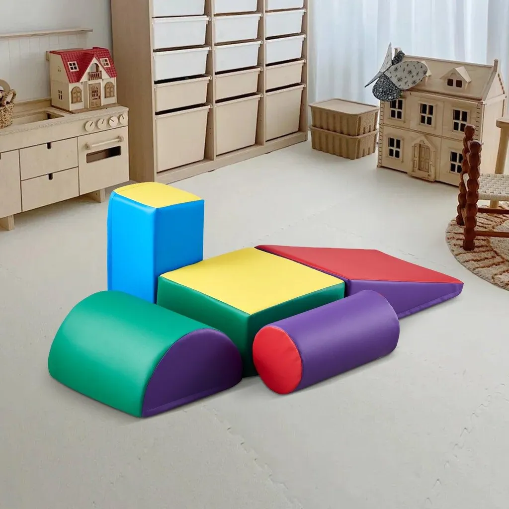Jouets d'escalade en mousse 5 pièces pour tout-petits et enfants
