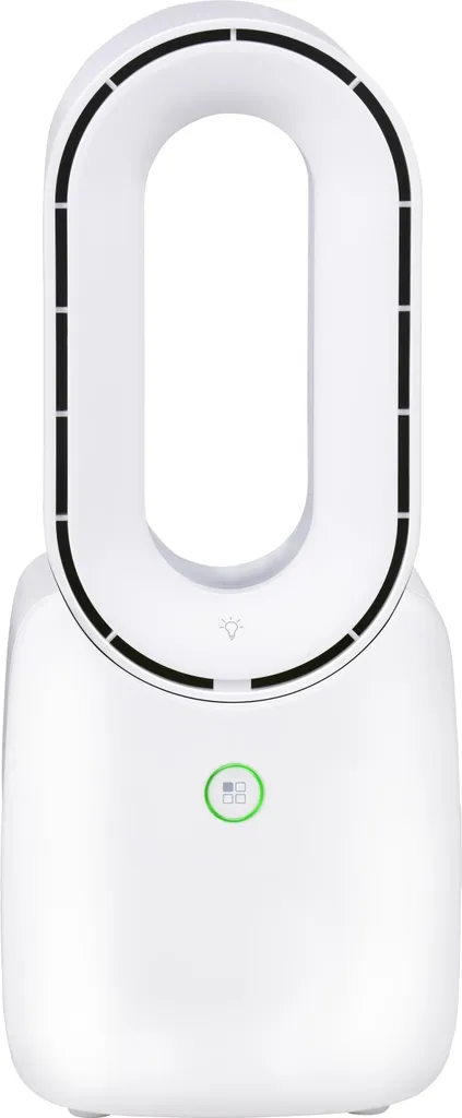 Ventilatore Da Tavolo Navia, Orientabile E Girevole, Con Telecomando Motore Ac 40w 4 Velocita Bianco E Faggio 85820251