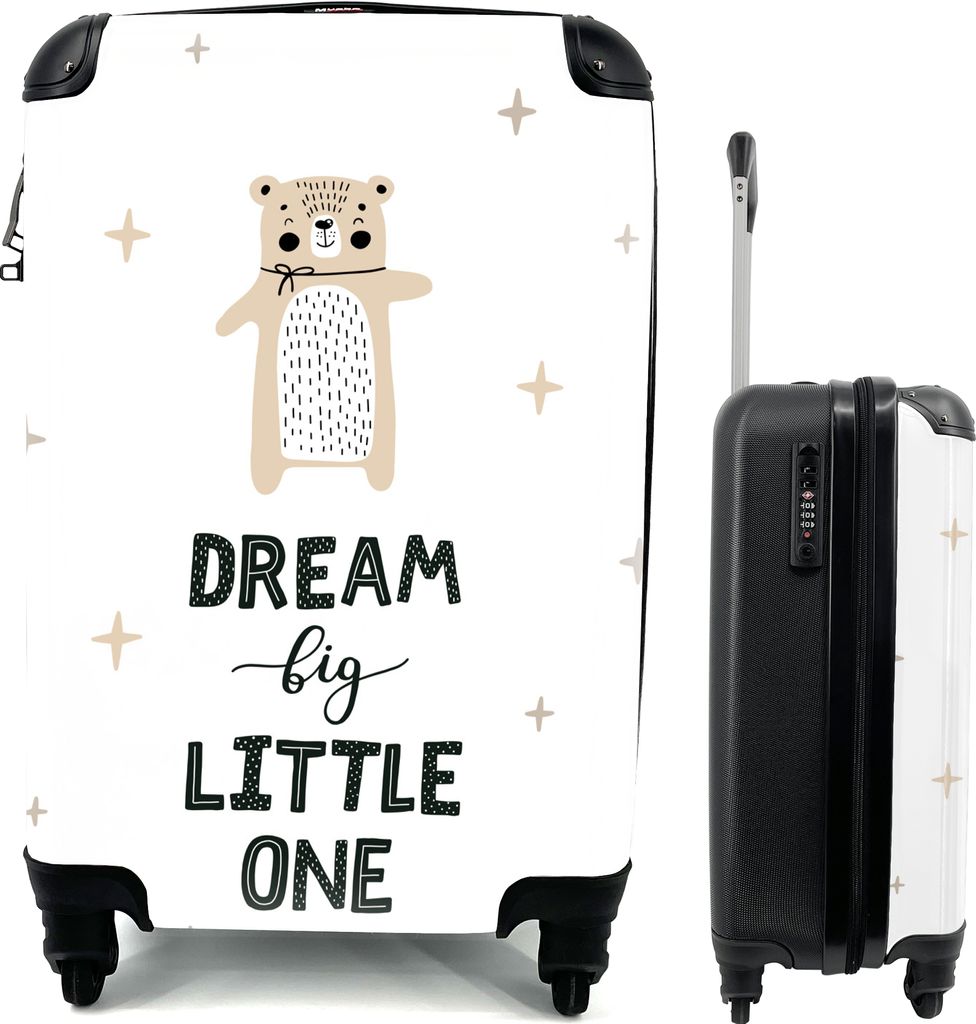 MuchoWow® MuchoWow® Koffer Handgepäck Trolley Rollkoffer Produktbild 