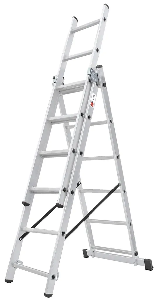 Échelle multifonctionnelle en aluminium 1,8m - Modèle Pro 3-en-1 150kg