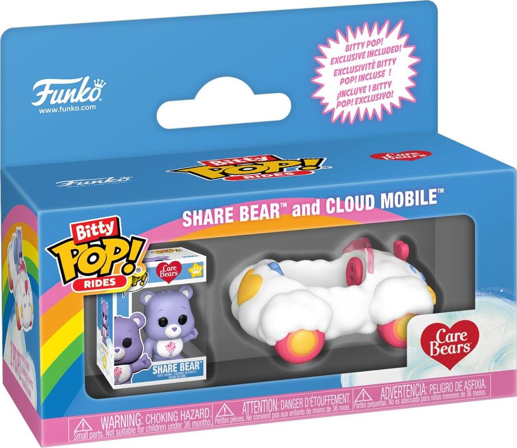 Figurka Vinylowa Funko Care Bears Bitty POP! - Share Bear z Immagine del prodotto 