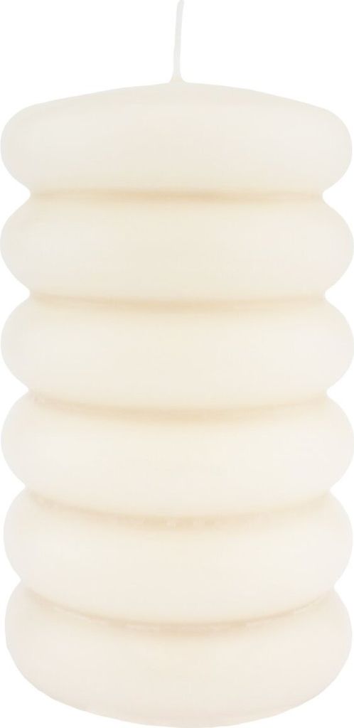 Stumpenkerzen "Sculptura" Creme, 150 x Ø 90 mm, 4 Stück, Weihnachtskerzen, Adventskerzen-Set