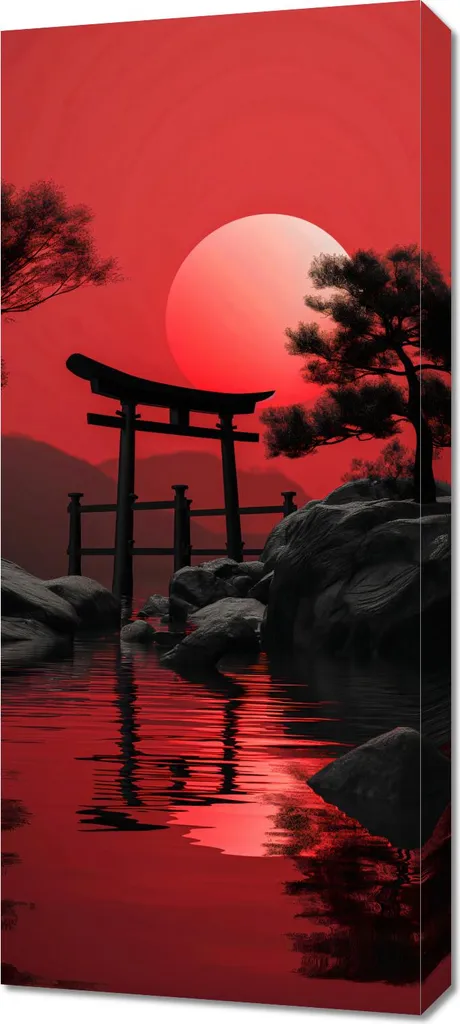 Image de Temple pour Coin Méditation - Déco Zen 40x90 cm de Qualité