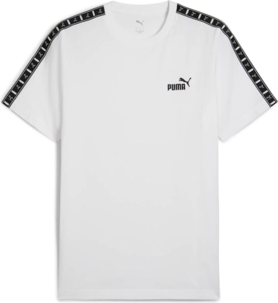 Puma ESS TAPE TEE WHITE S