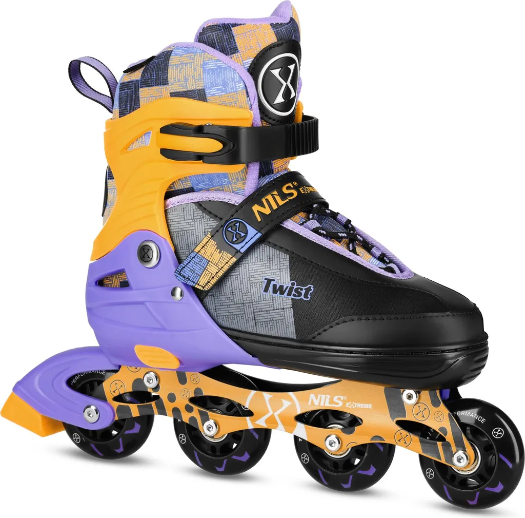 Patins à roulettes NILS Extreme NA13810 jaune - Roller en ligne fitness