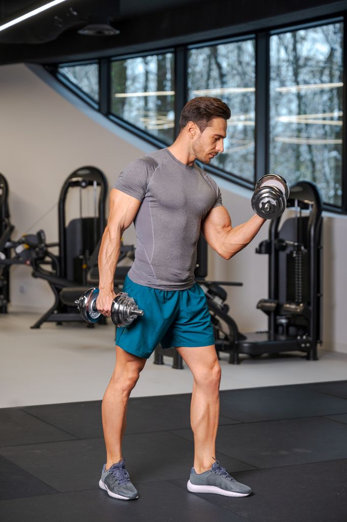Sada činek Gymtek 20kg s pouzdrem - 2x rukojeti činek - Obrázek produktu 5