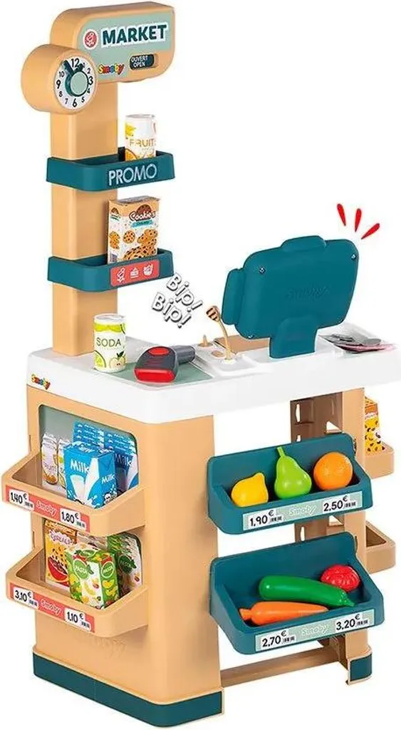 Supermarché Smoby Interactif avec caisse électronique et 42 accessoires - 11
