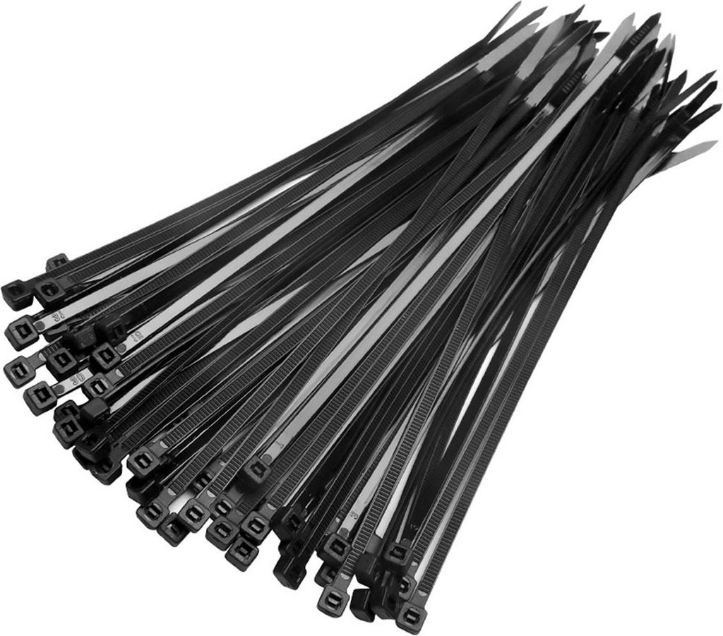 Kabelbinder aus Nylon – 300 mm x 4 mm – Schwarz – UV-beständige Kabelbinder – Kabelbinder – 250 Stück