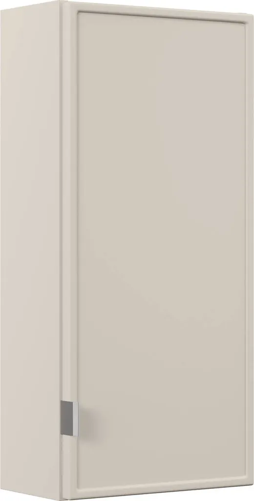 Meuble haut de salle de bain 35 cm coloris Cachemire Mat style suspendu