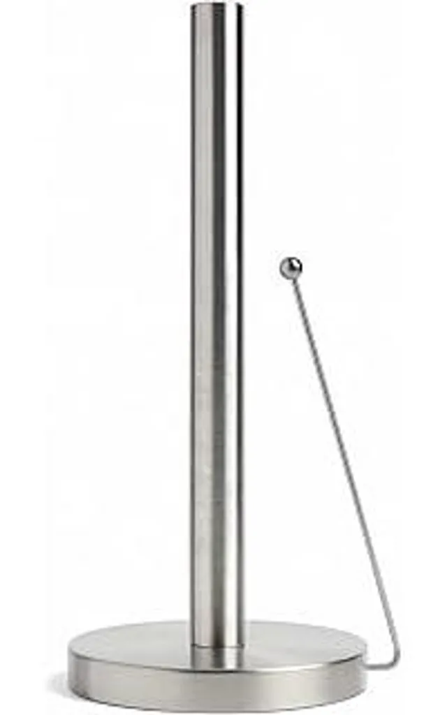 Portarotolo Minismus Argento: Design Moderno e Base Antiscivolo