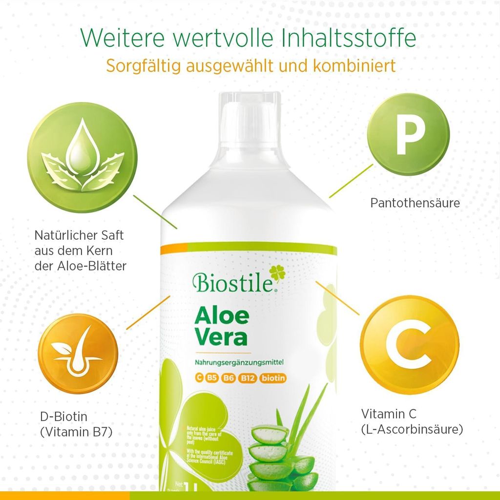 aloe vera mit l mischen Bio Aloe-Vera-l