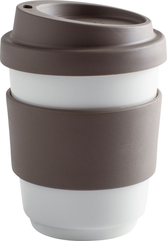 KAHLA Becher 0,27 l + Trinkdeckel + Banderole fillit warm Produktbild 
