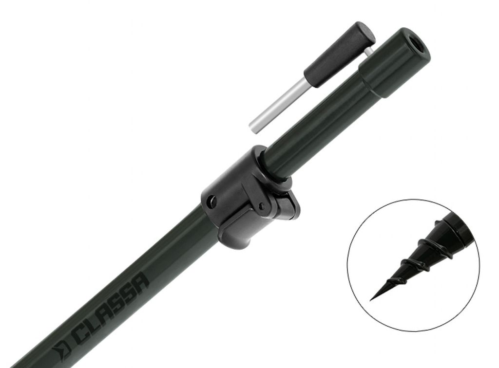 DELPHIN CLASSA Stick, Rutenhalter, 80cm, schwarz, Produktbild 