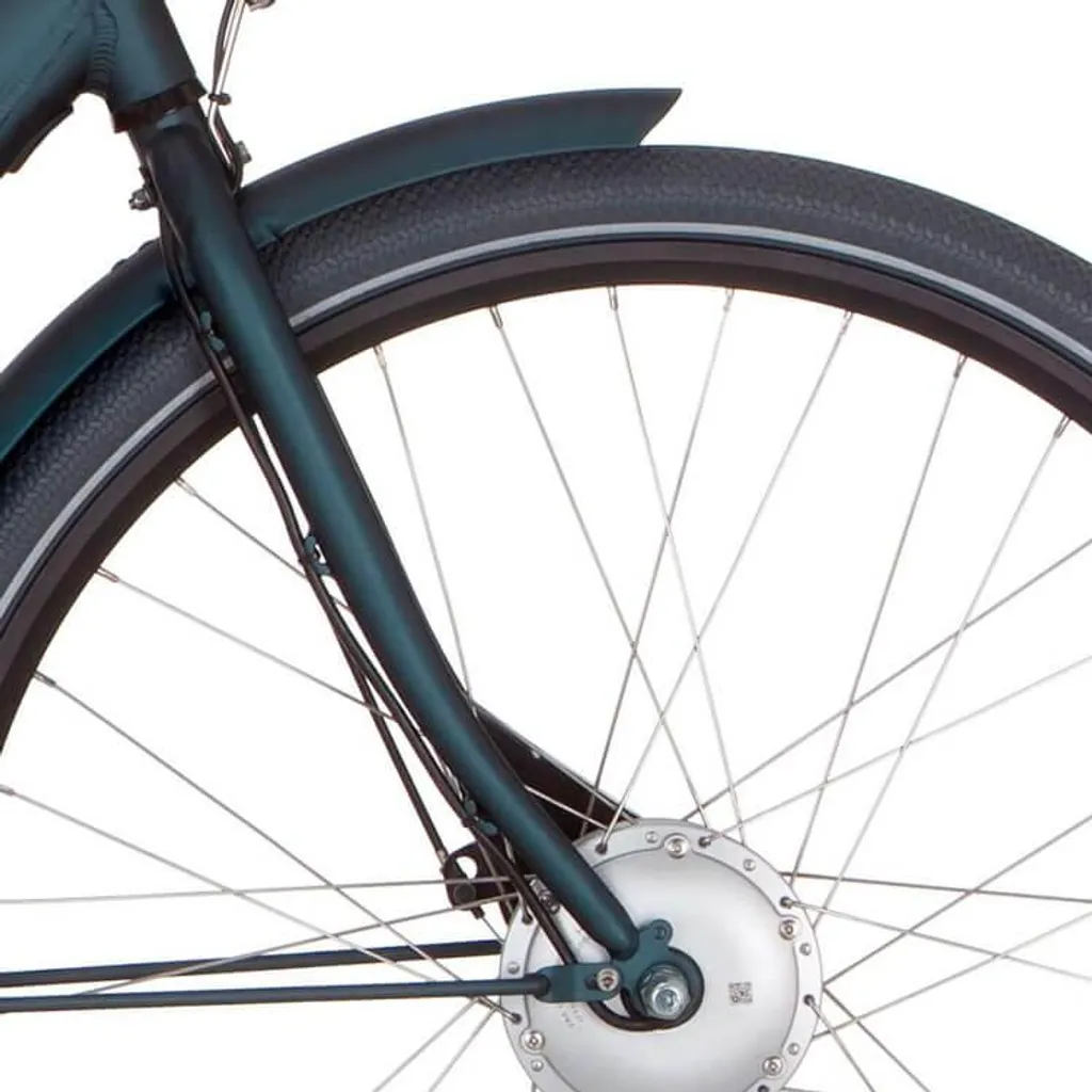 Fourche Cortina E-U1 D Night Blue et Deep Green Matt pour vélo électrique