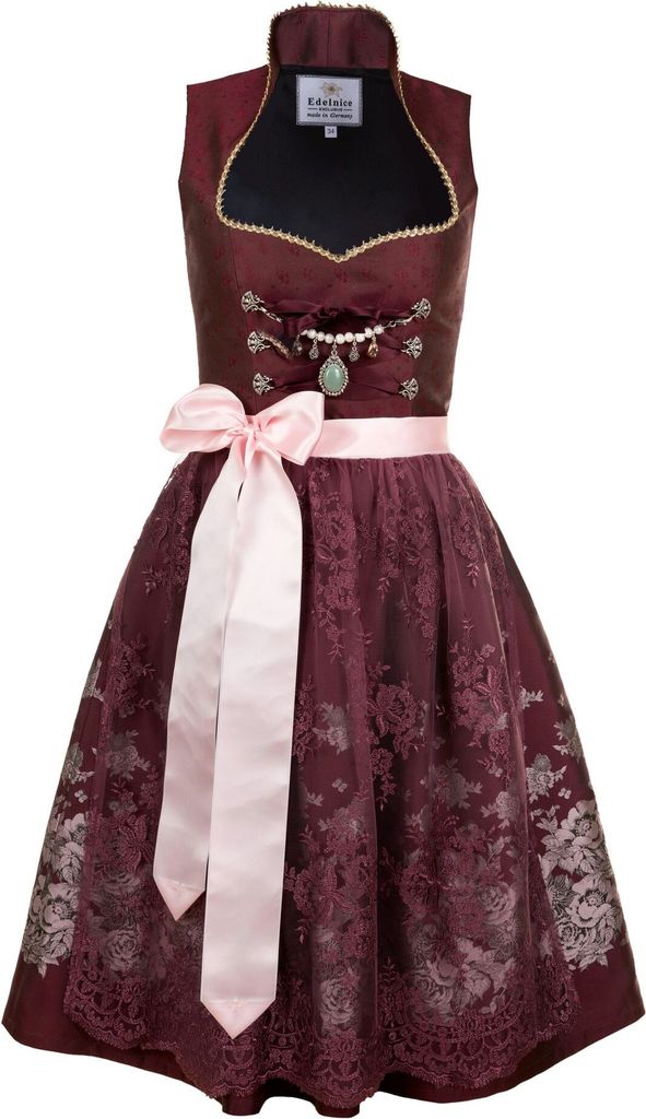 Edelnice Midi Dirndl 2-teilig Stella 38