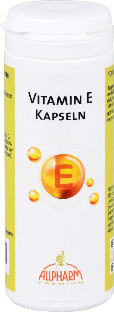 ALLPHARM Vitamin E Kapseln, 100 St. Kapseln