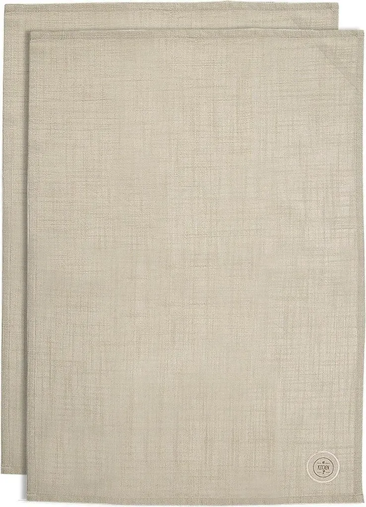 Lot de 2 essuie-vaisselle en coton 70x50 cm pour un séchage parfait