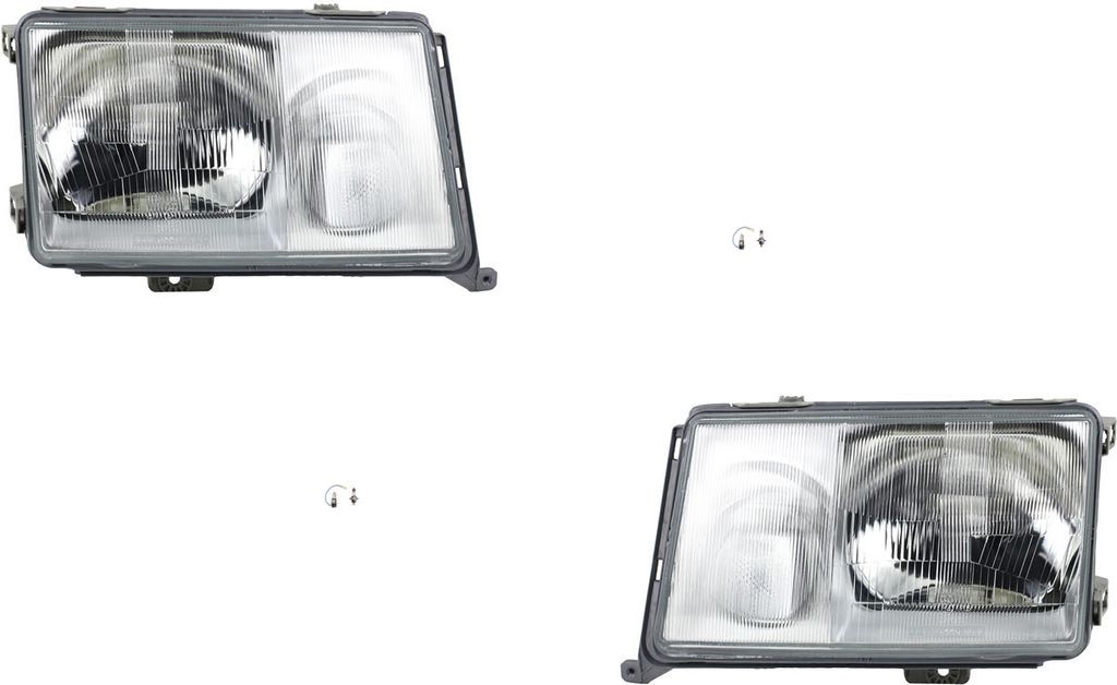 Johns, Scheinwerfer Osram Night Breaker Laser passend für Mercedes W124 89-93 Satz L R 1248205961 1248203559 A1248205961 1248206061 1248201259 124...
