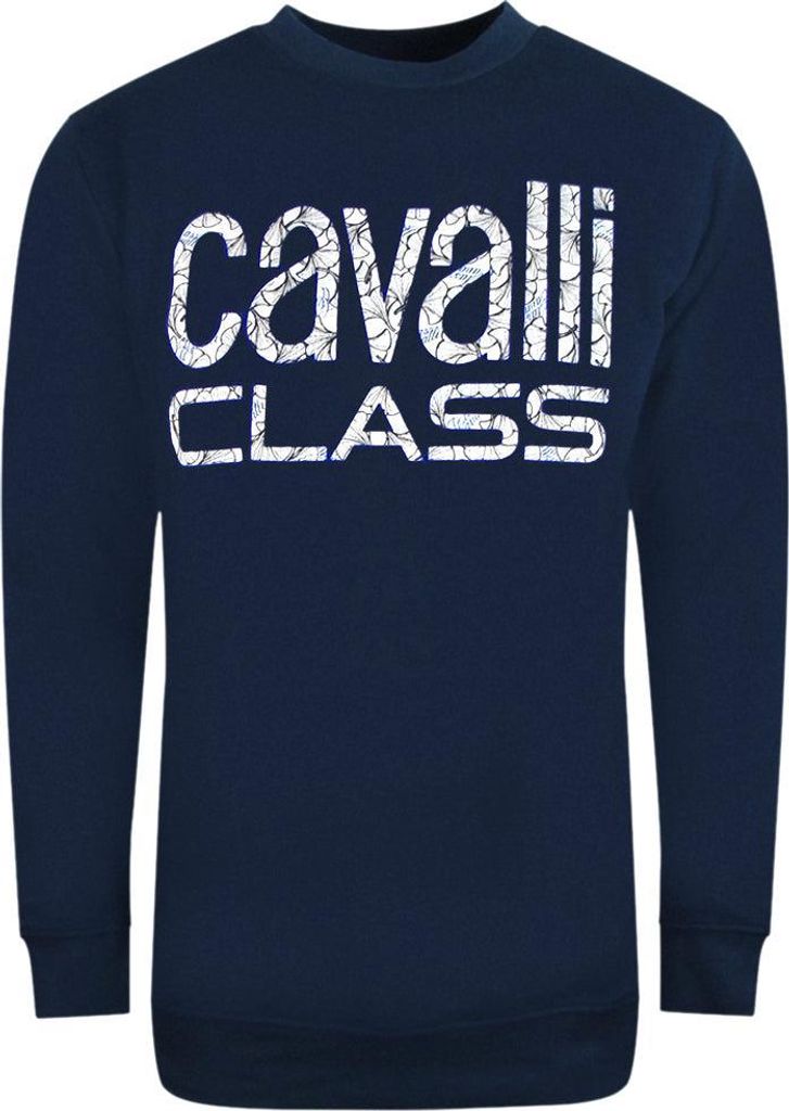 Cavalli Class - Sweatshirt für Herren/Damen Uni SY349 (XXL) (Dunkles Marineblau)