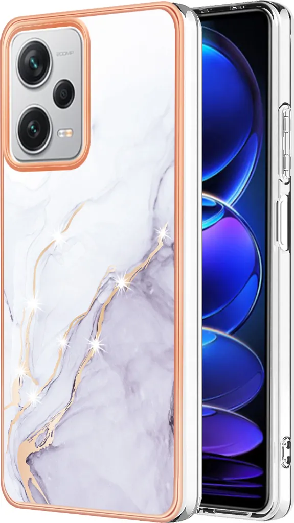 Cover Marmo Bianco Xiaomi Redmi Note 12 Pro+ | Custodia Sottile Shockproof