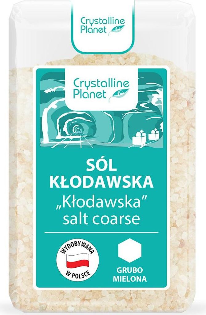 SÓL KŁODAWSKA GRUBO MIELONA 600 g - CRYSTALLINE PLANET